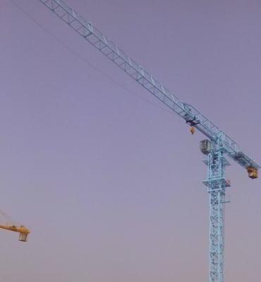 China TC6015-8 Flat Top Tower Crane , Q345B Steel 8 tons China Tower Crane Manufacturer for sale