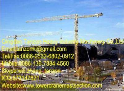 China TCP7013-10 10 tons 200m Q345B Steel China Topless Tower Crane Manufacturer For Construction for sale