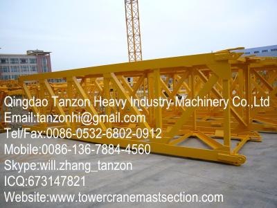 China Safe Tower Crane Components Sections , F0/23C(L46A1) standard steel sections for sale