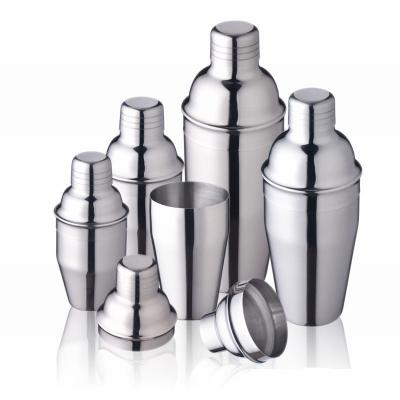 China High Quality Cocktail Shaker Bottle Stainless Steel Cocktail Shaker Mixer Wine Martini Drinking Shaker Party Bar Tools for sale