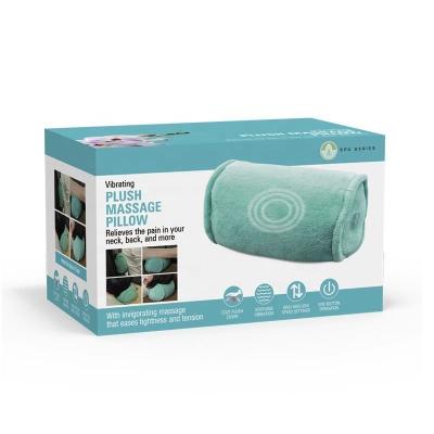 Cina Vibrating Massage Roll Pillow per terapia Massaggio collo schiena braccia gambe cuscino di relax elettrico in vendita