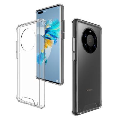 China Anti-drop For Huawei Mate40 Mate40 Pro+ Crystal Ultra Thin TPU PC Space Drop-Resistant Case For Huawei Mate 40 lite Mate 20 Lite for sale