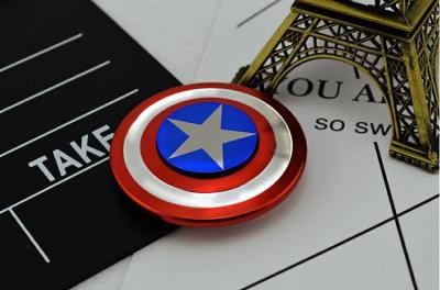 China Captain America Si3n4 hybrid ceramic bearing fidget spinner,hand spinner  1114 for sale