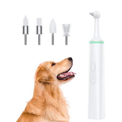 China Convenient Portable Ultrasonic Dog Tooth Cleaner Polish Electric Dental Plaque Calculus Remover Pet Tooth Cleaner for sale