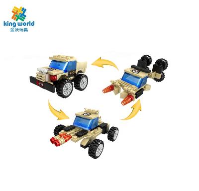 China Building Toy Assemble Blocks Good Quality Car Toys Series Brick Children Abandon Military Building Block Sets for sale