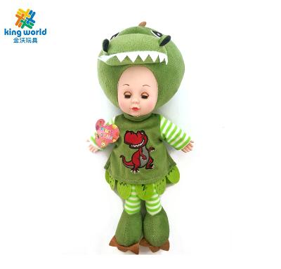 China Cartoon Toy 36cm Doll Fashion Dinosaur Soft Music Lovely Plush Toys For Kids Lovely Animal Dolls for sale