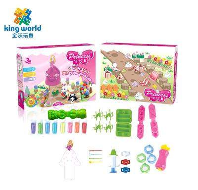 China new arrival color girl toys girl play dough set en71 diy children clay supplier play for sale