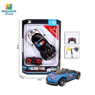 China RC Model Radio Controlled Children Toys 4WD New Electric High Speed ​​Car Vehicle Police Light rc model for sale