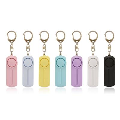 China ABS Pocket Security Self Defense Safesound LED Light Personal Alarm Reviews Personal Alarm Key Chain for sale