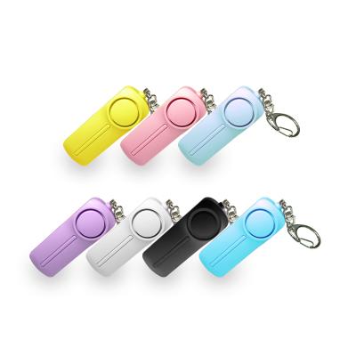 China Elderly Women Kids Security Personal Alarms With Instant Light Required Personal Security Alarm Key Chain Siren Personal Alarm for sale