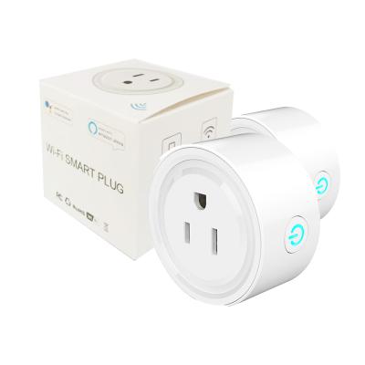 China Residential/Multi-Purpose Portable Smart Smart Socket Alexa Home Wifi Socket Alexa Smart Plug Enchufe Inteligente Wifi Outlet Outlet for sale