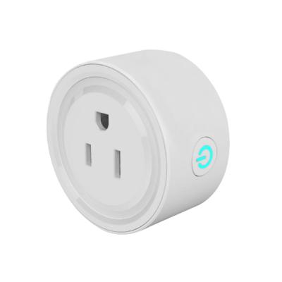 China Tuya Wifi Smart Life 10A Alexa Smart Plug USA Remote Control Smart Power Socket Plug In Smart Socket for sale