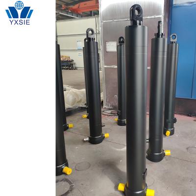 China Customized Black Color Hook Lift Hydraulic Cylinder 8T Hydraulic Cylinder Mini Hydraulic Cylinder Truck Earrings for sale