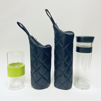 China Wholesale Waterproof Glass Tea Cup Heat Preservation Bag Water Bottle Cooler Color Size LOGO Can Be Customized for sale