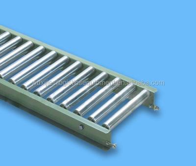 China JR-4214 fire resistant roller conveyor,manufal roller track,steel idler roller conveyor for sale