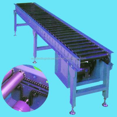 China JS KR-S Series Sprocket Chain Drive Single Roller Conveyor with Motor KR-384010S KR-574010S KR-604010S KR-605011S KR-765011S for sale