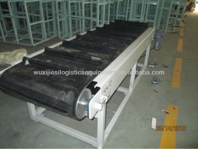 China Heavy Duty Oil Resistant JS Belt Conveyor With Side Push Or Inclined Belt Conveyor for sale