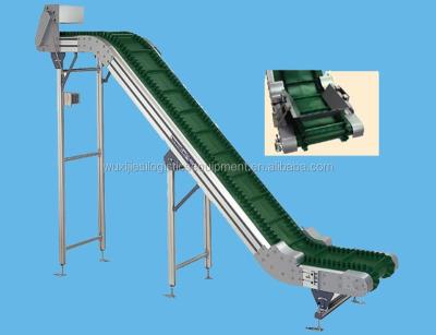 China JS TYPE60-ZGIIS Oil Resistant Structure Inclined Transport Z Belt Conveyor for sale