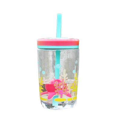 China Viable Cups with Lid and Straw Suspension Series Children&'S Straw Cup Silicone Straw Cup for sale