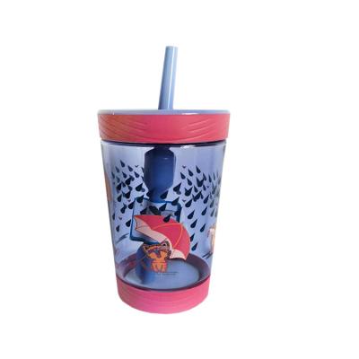 China Viable Reusable Cup With Straw Leak Proof Children&'S Straw Cup Hot Sell Pp Straw Cup for sale