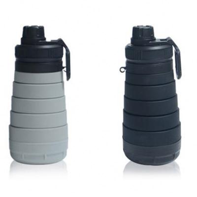 China Viable hot sale silicone collapsible water bottle with custom logo bottels for sport for sale