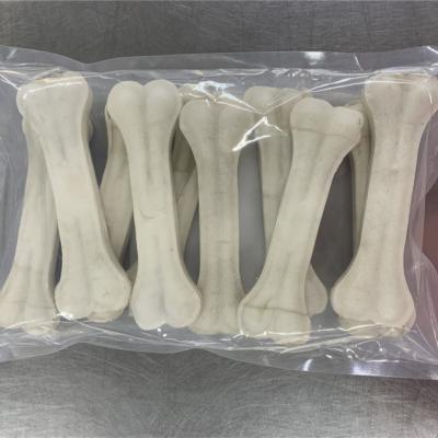 China Sustainable Rawhide Pressed Bone Dog Chews for sale