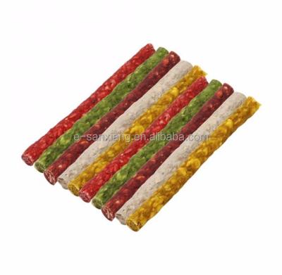 China Natural Sustainable OEM And Munchy Color Dog Chew Sticks Pet Treats Manufacturer for sale