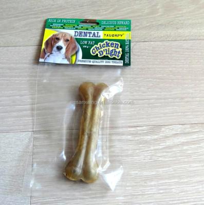 China Sustainable Rawhide Pressed Bone Dog Snacks Pet Treats for sale