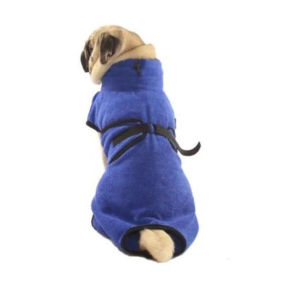 China Absorbent Microfiber Drying Towel Luxuriously Soft 100% Super Soft Robe Dog Bathrobe for sale