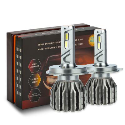 China 9005 9006 9007 9012 Hot Sale 75W Auto Car Light Bulbs H1 H3 H4 H7 H11 H13 9004 Aluminum Led Headlights for sale