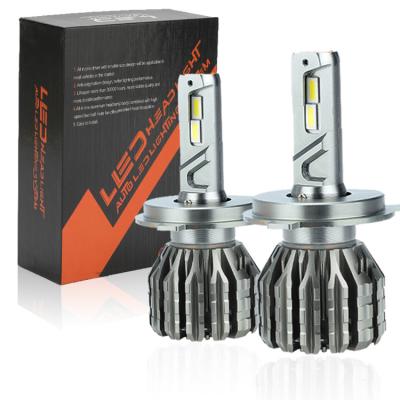 China New arrival car aluminum led headlights street light led h7 H4 H11 75W high power led headlight bulb h11 for toyota innova for sale