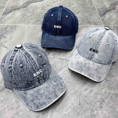 China European and American custom wholesale home brand B large wash letter LOGO cowboy duck tongue baseball cap COMMON retro for sale