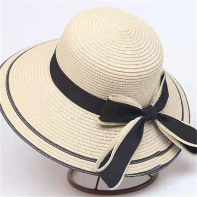 China New European and American female casual summer beach hat, seaside travel sunscreen vacation sun hat for sale