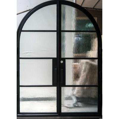 China Waterproof American Hot Sale Minimalism  Door Double  Front Residential French Doors for sale