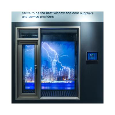 China Windproof aluminium glass casement anti-typhoon design typhoon resistance window for sale