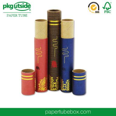 Chine Tubes de papier faits sur commande recyclables empaquetant le logo de ColorfulStamping pour des cosmétiques à vendre