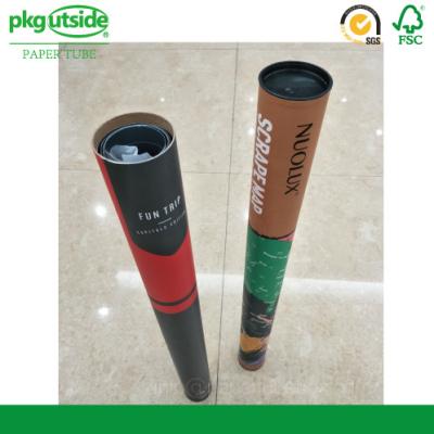 China Long Large Cardboard Postal Packaging Tubes 100% Recycled For Shipping for sale