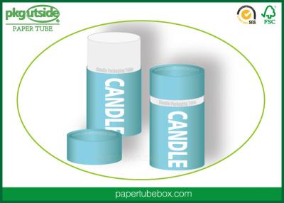 China Recyclable Round Candle Packaging Boxes Paper Tube Packaging Can Durable for sale