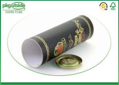 Chine Tubes postaux d'envoi de papier de rond de tube de cadeau de vin de chapeau en métal qui respecte l'environnement à vendre