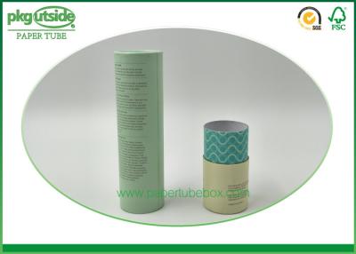 China 100% Recycled Cylinder Box Packaging , Handmade Paper Tube Packaging for sale