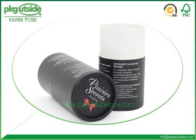 China High End Custom Paper Tubes Black Well - Sealing For Candle Packaging for sale