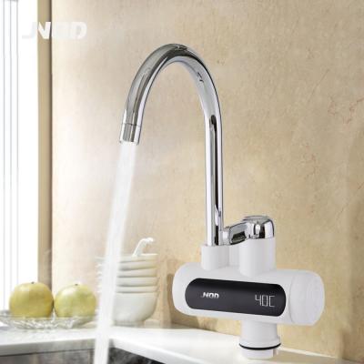 China JNOD Hotel ABS Heating Electric Faucet Instant Hot Water Faucet For Bathroom Kitchen Sink Mixer Tap for sale