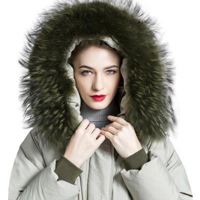 China Women Feminine Winter Jacket Waterproof 90% Duck Down Jacket Parka Casual White Outwear Hooded Coat for sale