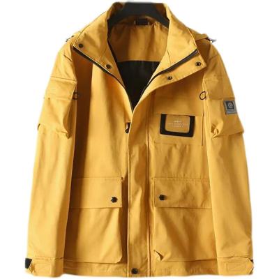 China Large Pocket Waterproof Outdoor Windproof Coat Unisex Hooded Classic Jacket for sale