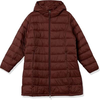 China Waterproof Women's Down Lightweight Water Resistant Hooded Jacket (Available in Plus Size) for sale