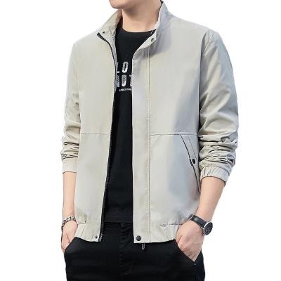 China Other High Quality Spring And Autumn Casual Solid ColorSlim Baseball Collar Jacket for sale