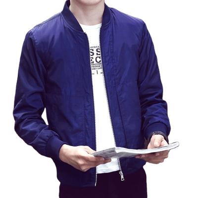 China Other Men's Bomber Jacket Spring Autumn Windbreaker Coats Mens Casual Solid Slim Jacket for sale