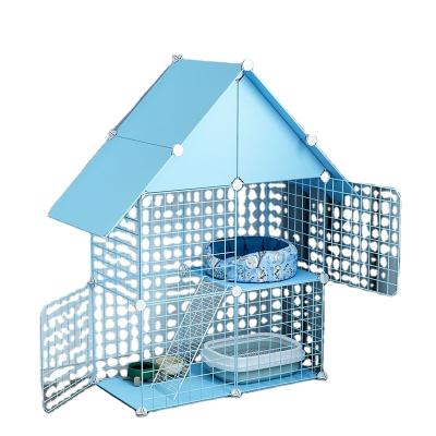 China Viable Pet Cat Cage Economy Cat Villa Cat Climbing Frame Indoor for sale