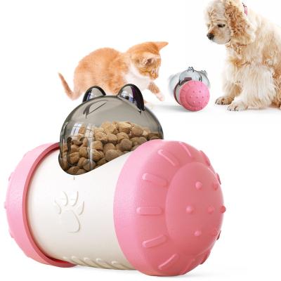 China Slow Food Toy Drop Feeder Pet Supplies New Dog Toy Swing Bear Leakage Food Automatic Border Ball Tumbler for sale