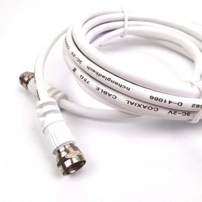 China CCS/OFC F Type Male To Male 3c2v Digital Coaxial Cable ROHS for sale